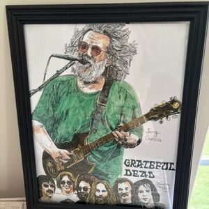 Art Print of Jerry Garcia by the artist Bernice Batoff